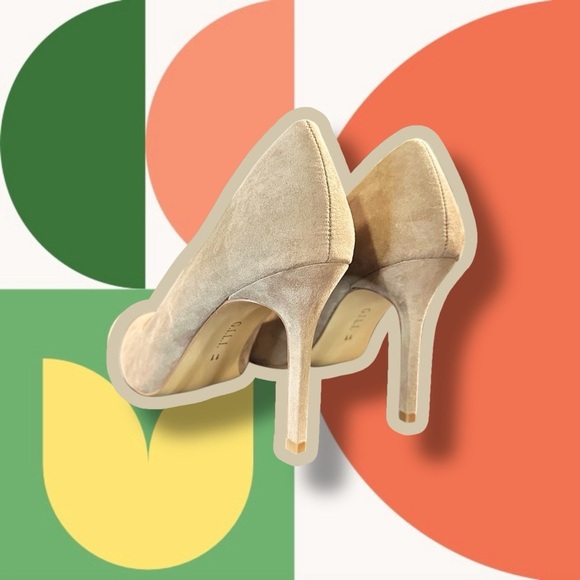 NWOT G.I.L.I. ‘Novelty Jill’ Pointed-Toe Pumps in “Mink Microsuede” Size 11 - Picture 5 of 13